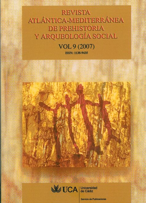 					Ver Vol. 9 (2007): Revista Atlántica-Mediterránea de Prehistoria y Arqueología Social
				
